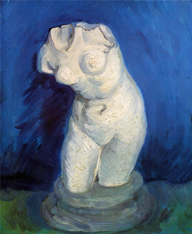 Plaster Statuette Of A Female Torso 1886 Van Gogh Oil Painting